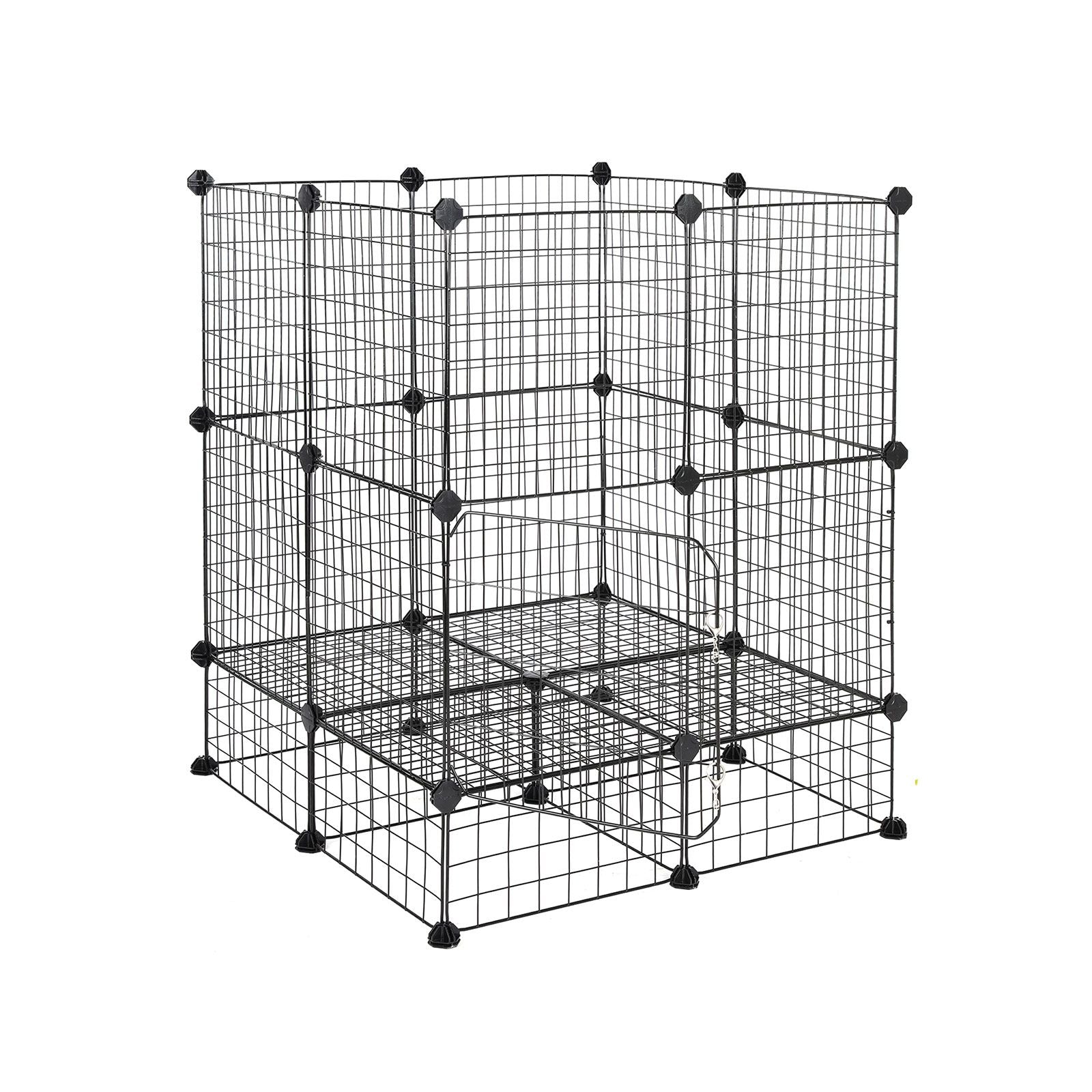 Dog Cage - Pet Cage for Pet - Black