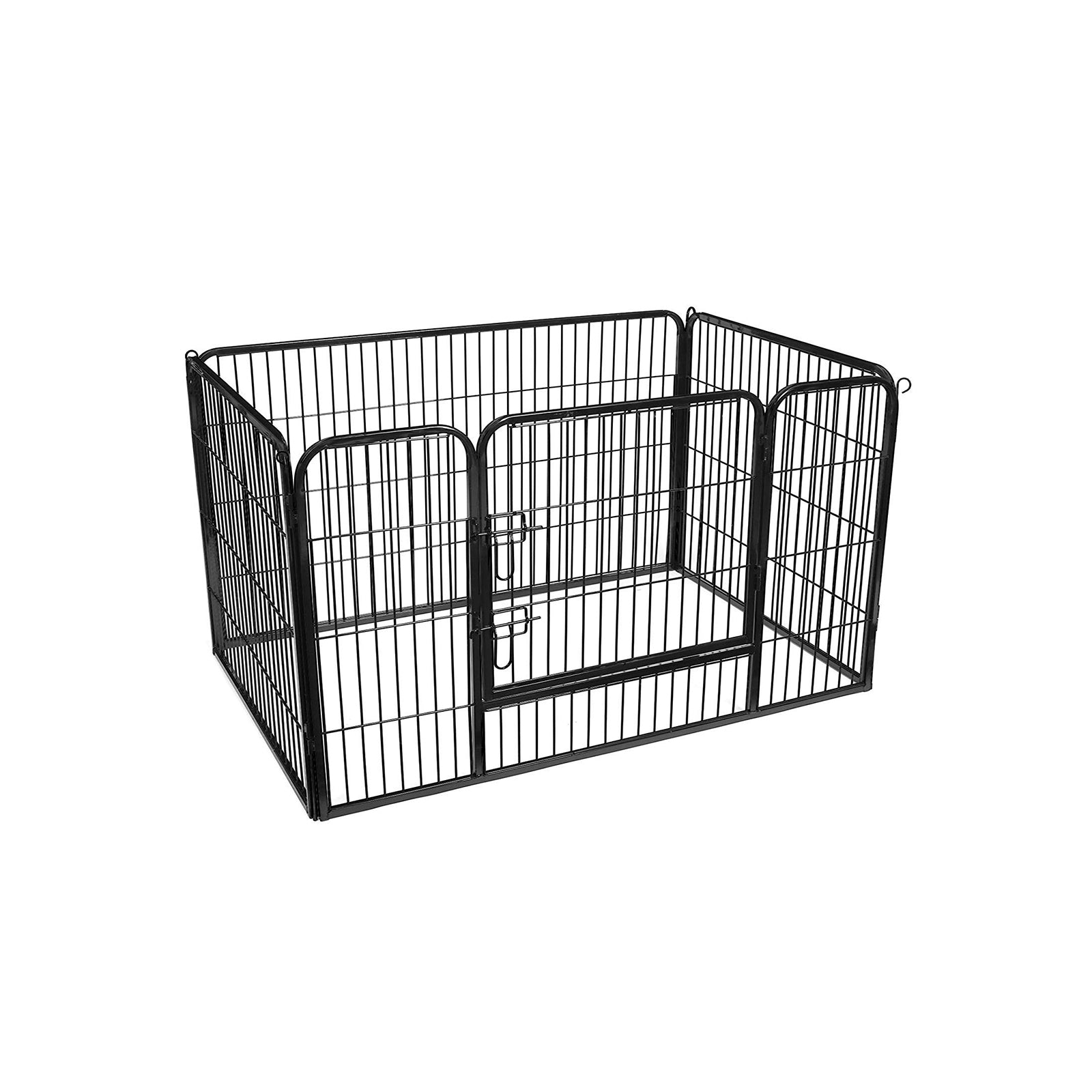 Puppyren - Animal box for dogs - Puppyhek - 122 x 80 x 70 cm - Black