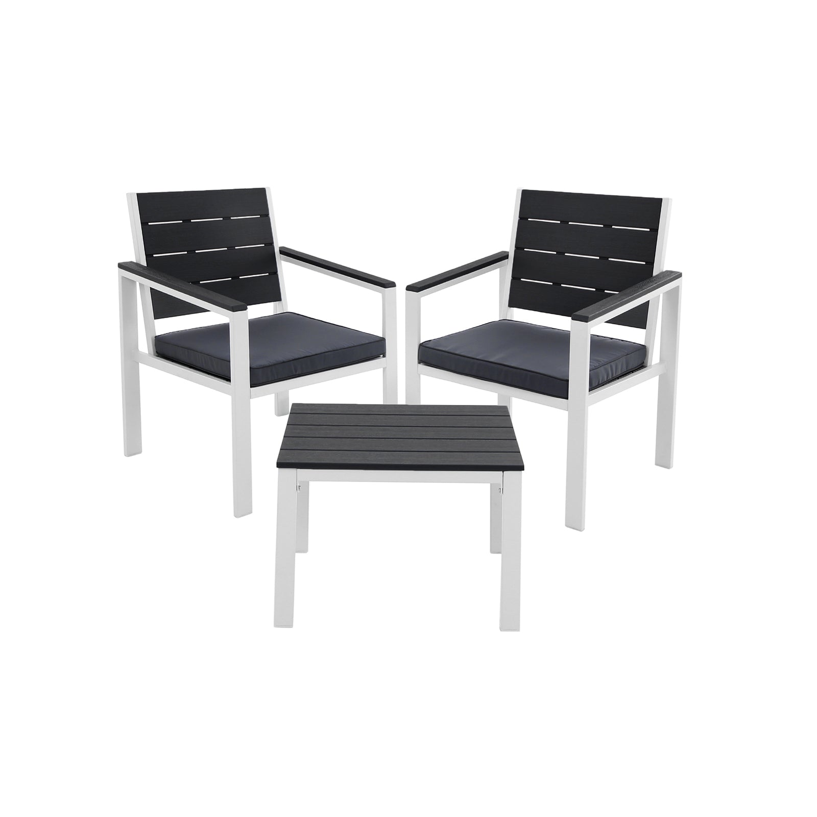 Garden furniture - Smoke gray and white
