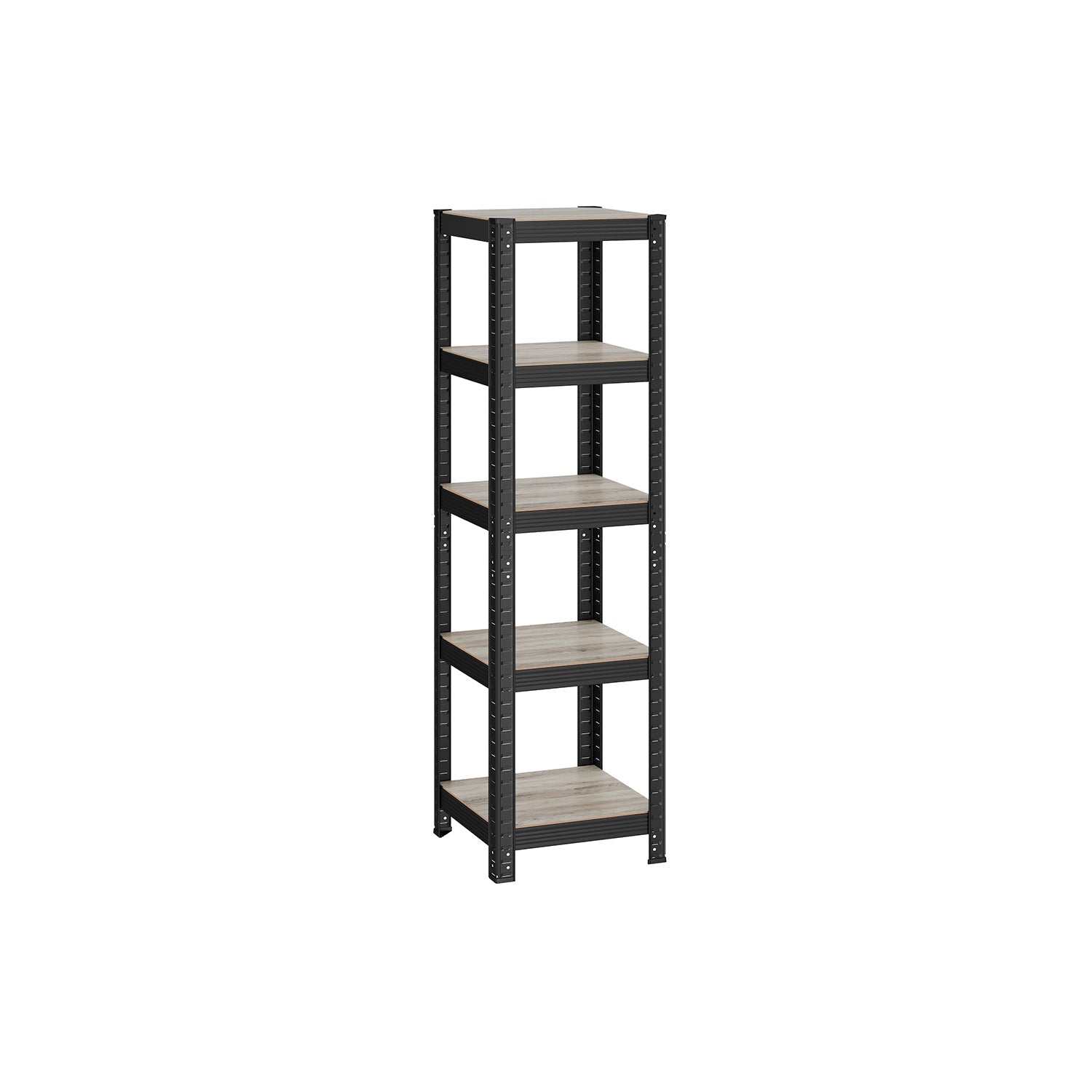 Small rack box - Living room cabinet - Extra strong - 5 levels - Black