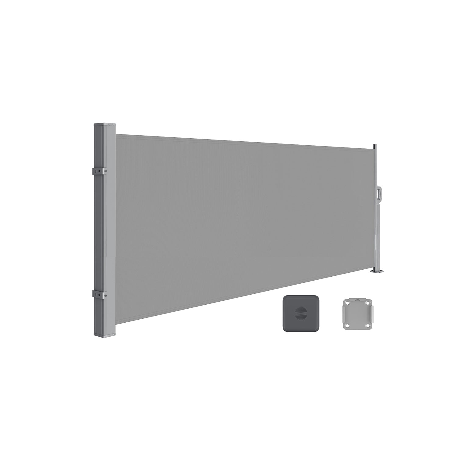 Extendable side canopy- 140 x 300 cm- Wind & Privacy Protection