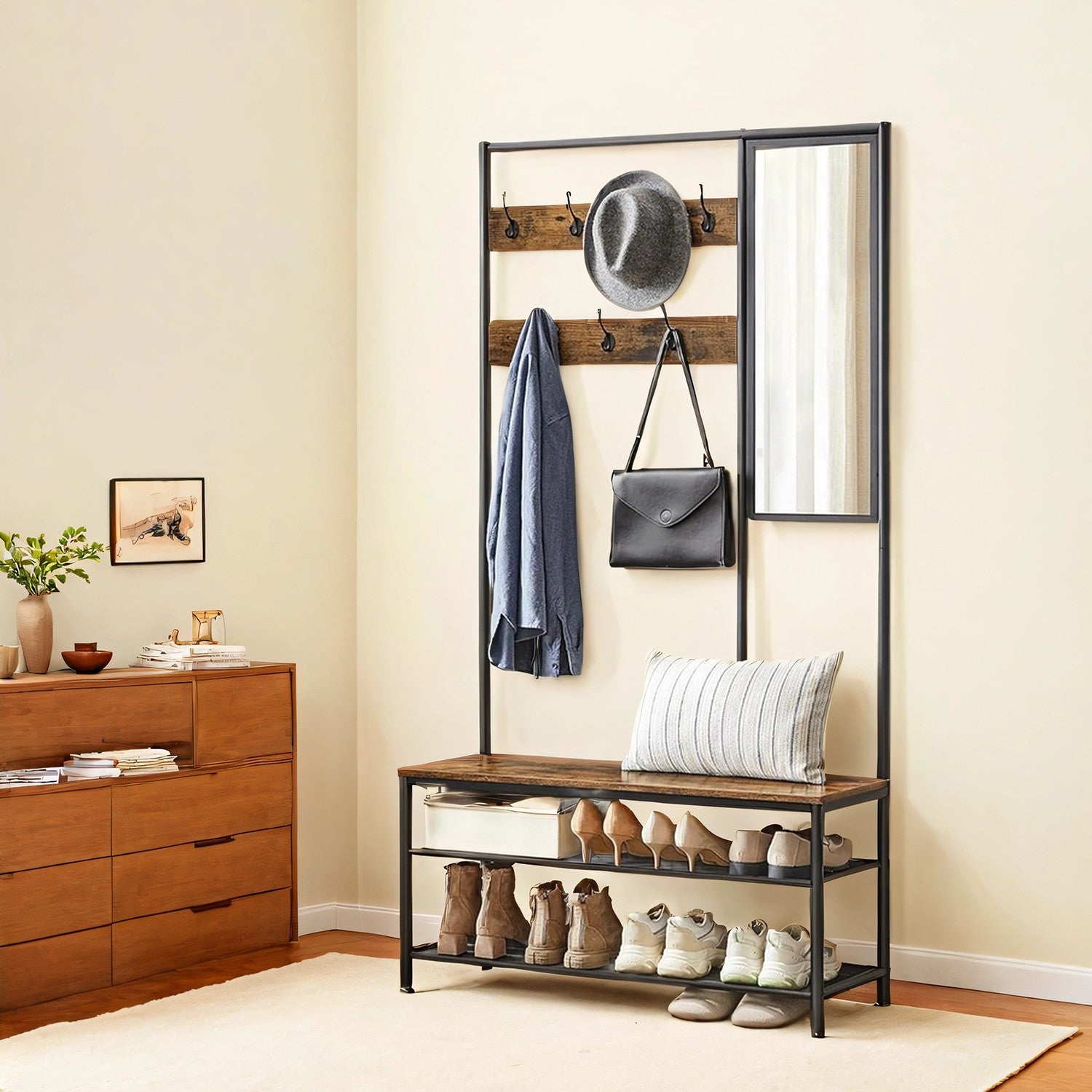 Coat rack - with mirror