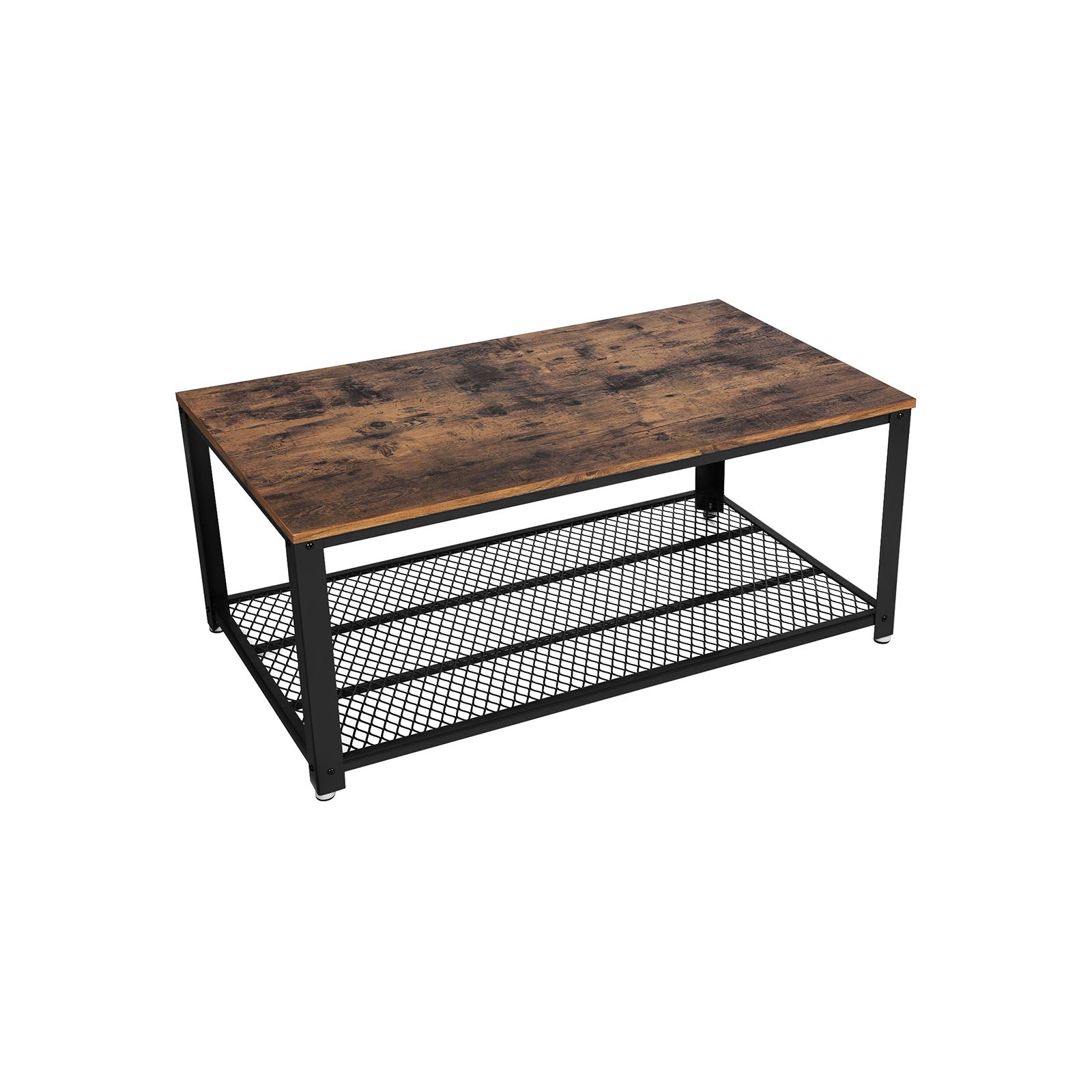 Coffee table-Living room table-Side table-TV furniture-Vintage Brown/Black
