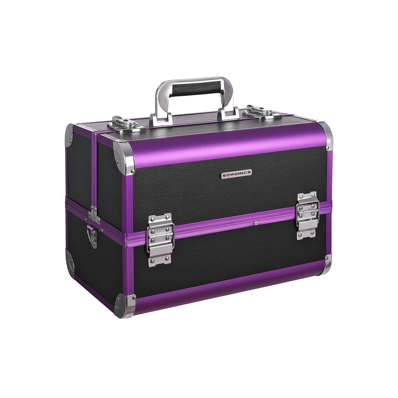 Make-up bag-Small-Black & Purple