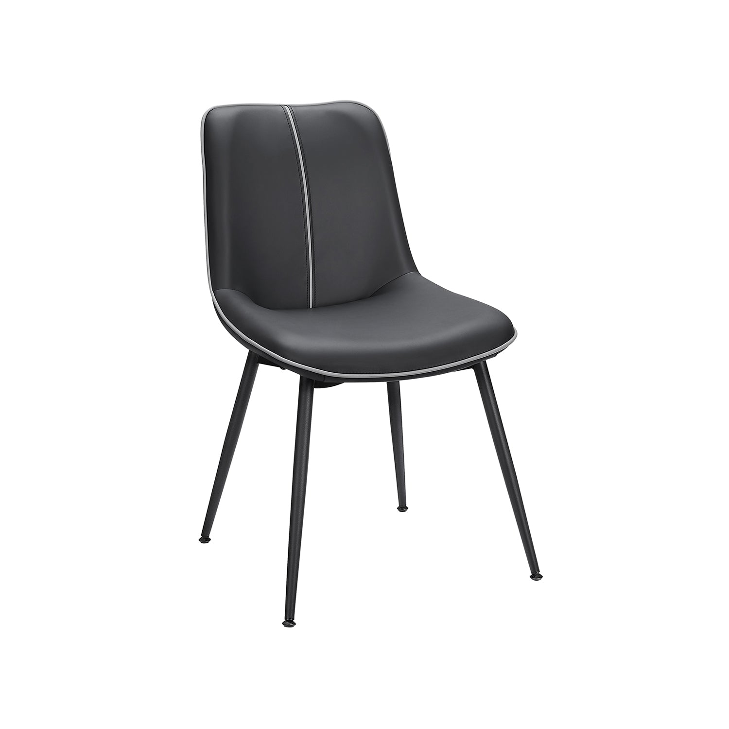 Dining room chair - with ink -black backrest