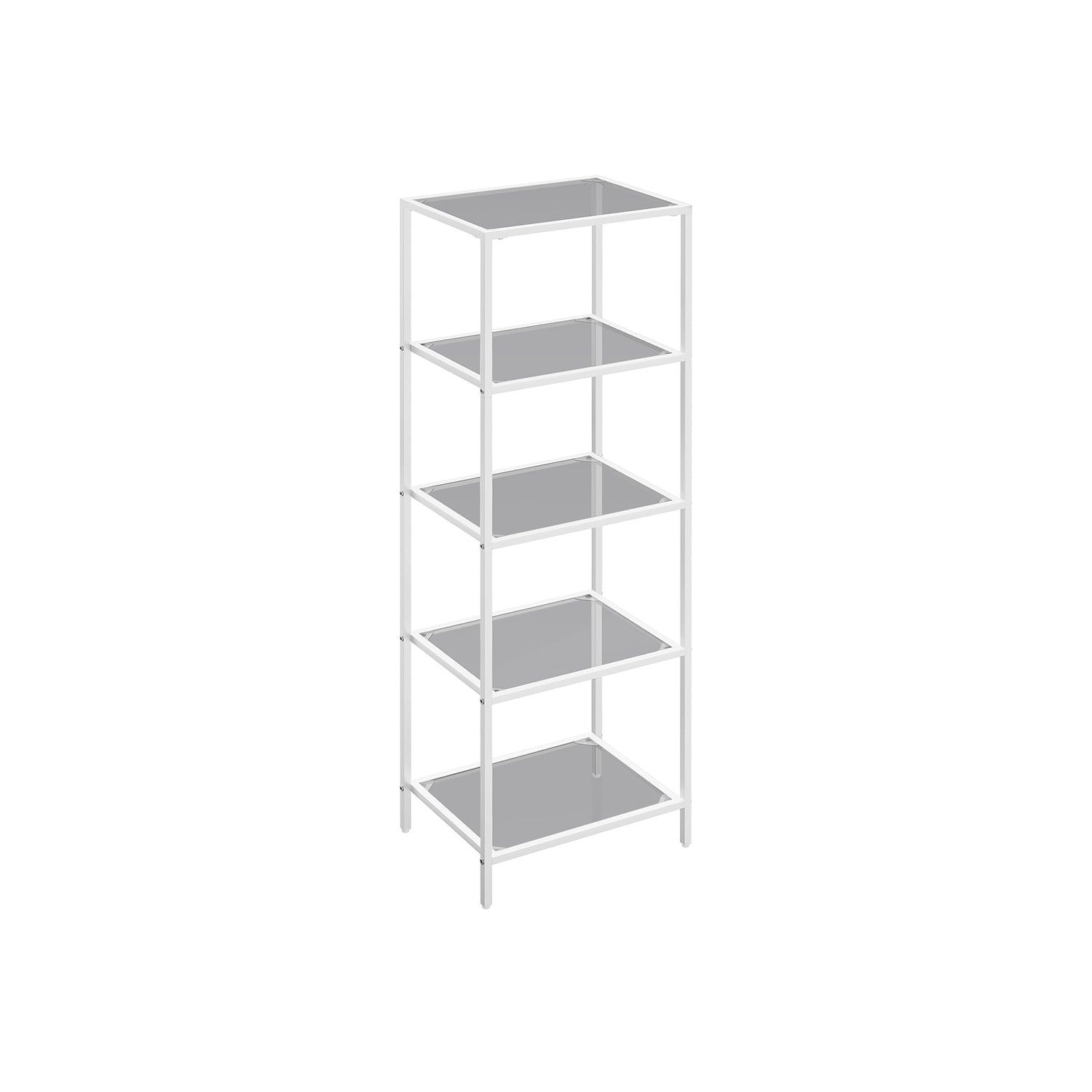 Bathroom shelf-5 shelves-Pearl white-Leigrijs