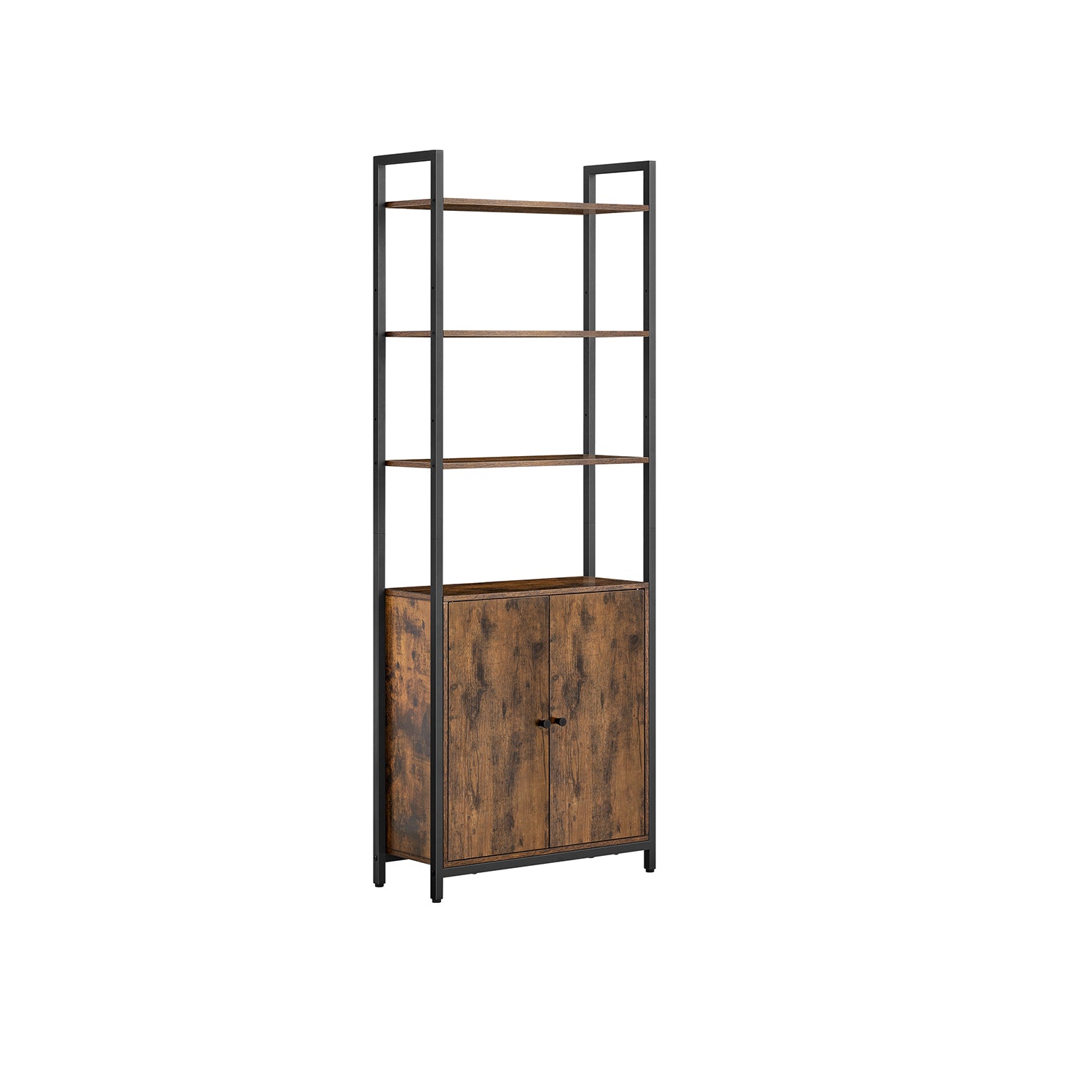 Bookcase 24 x 60 x 159.5 cm Vintage brown-ink black