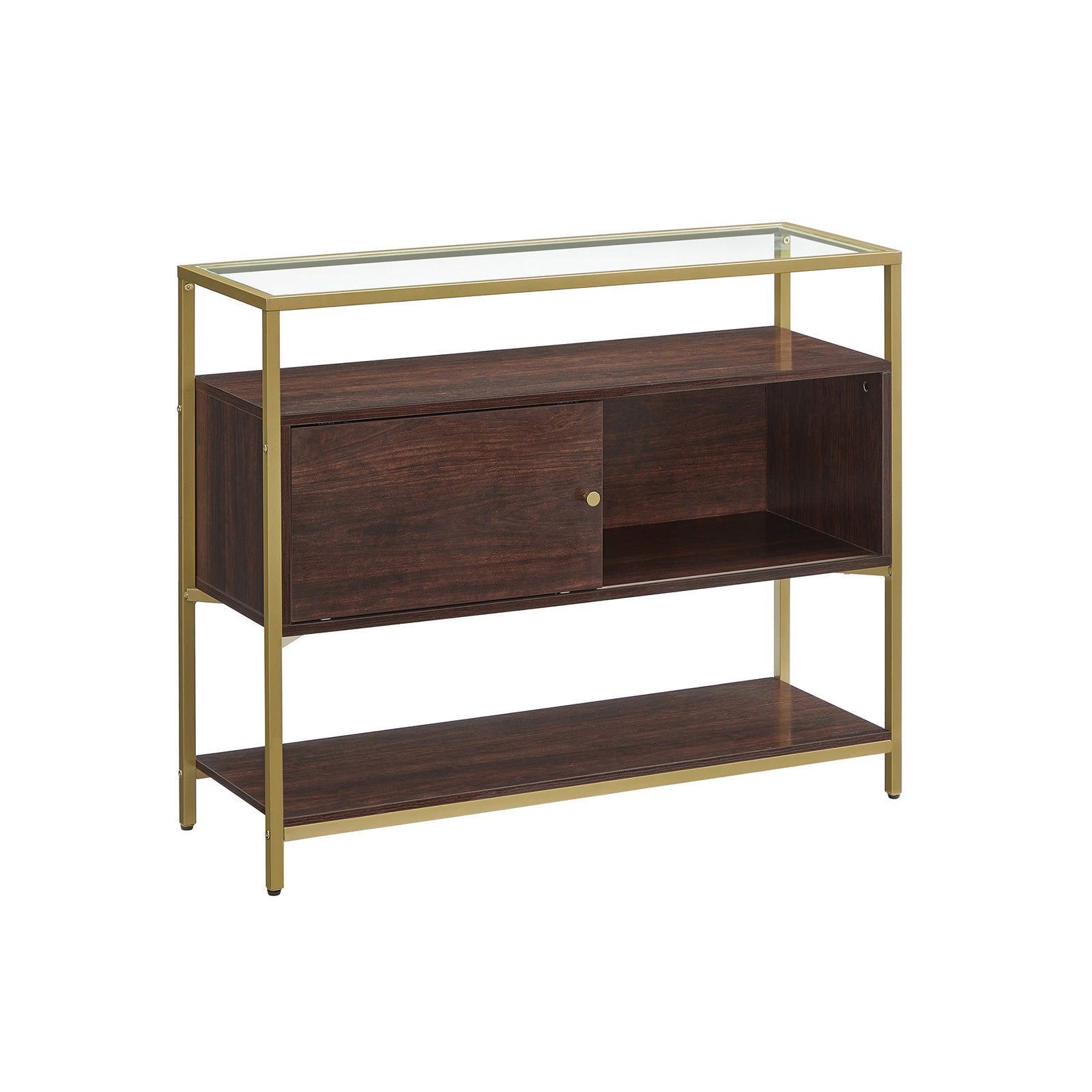 Kitchen cupboard - With glass top