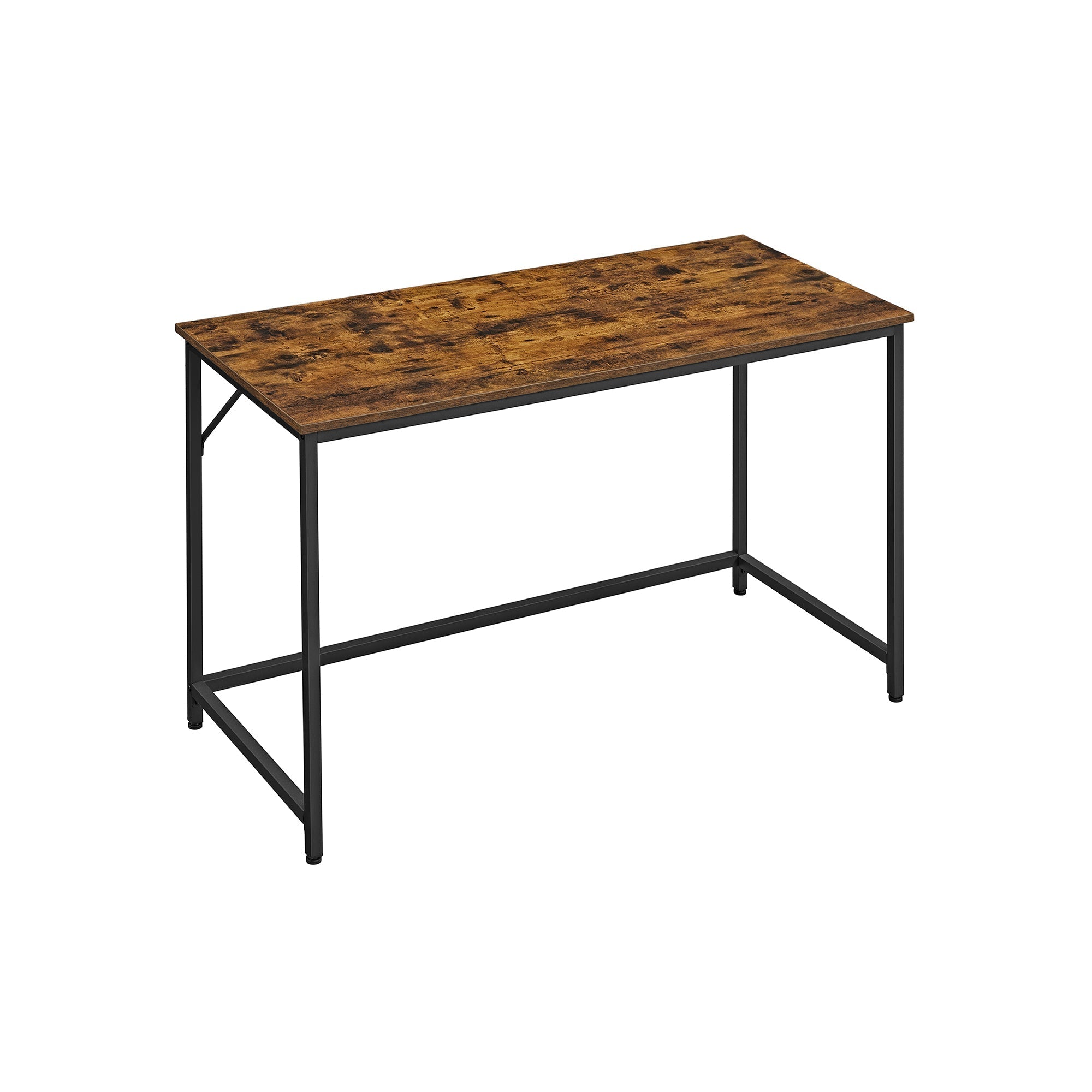 Desk - Computer table - Office Office - PC table - Vintage Brown / Black