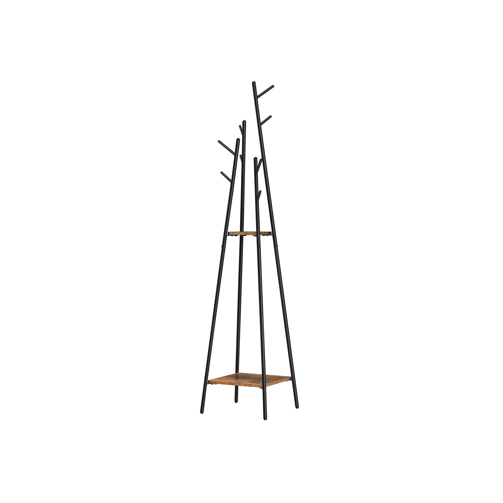 Coat rack-Industrial style-Vintage brown-black