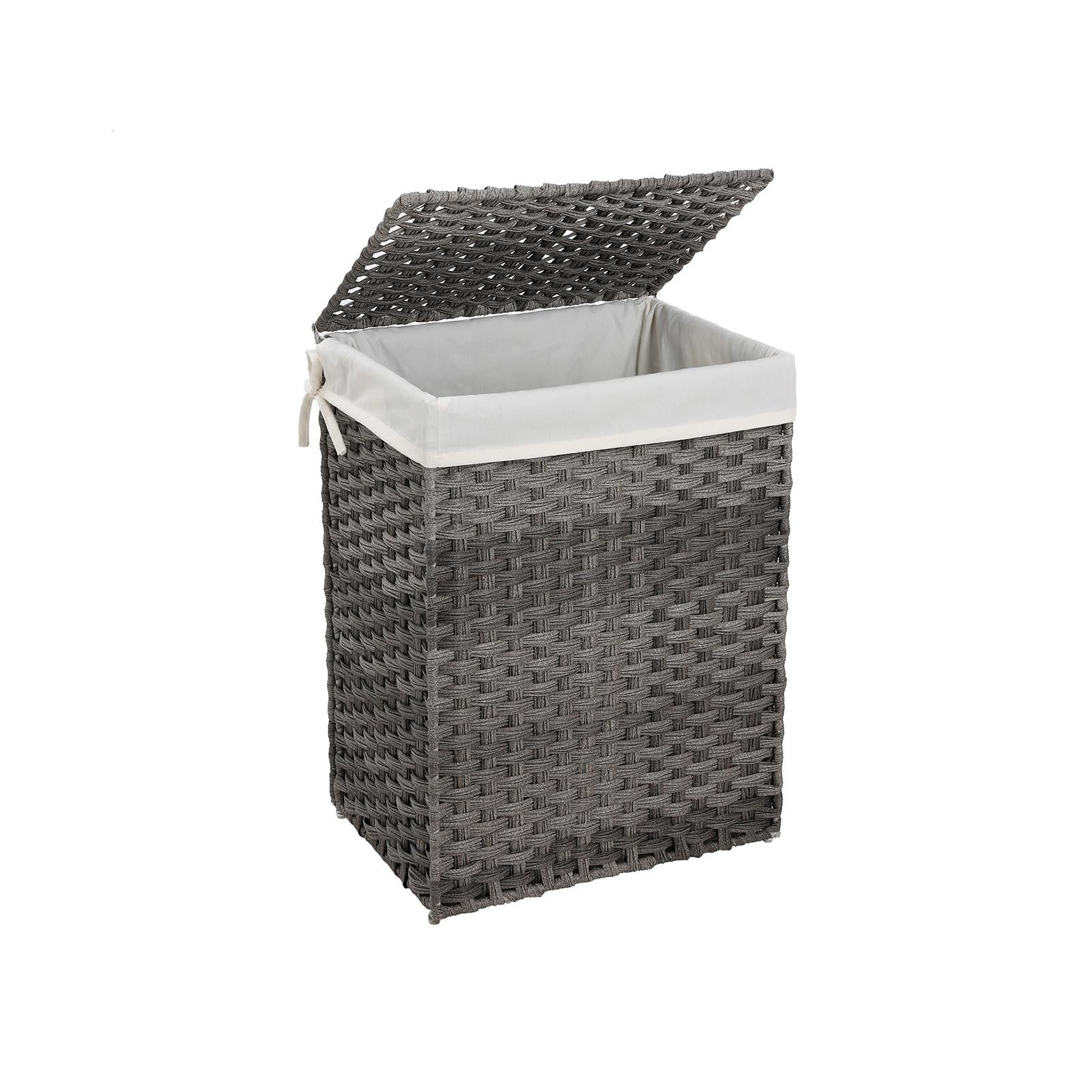 Laundry basket - Polyrotan - 90 L - Brown