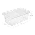 Shoe boxes - Storage boxes - Set of 12 - Transparent - to size 41