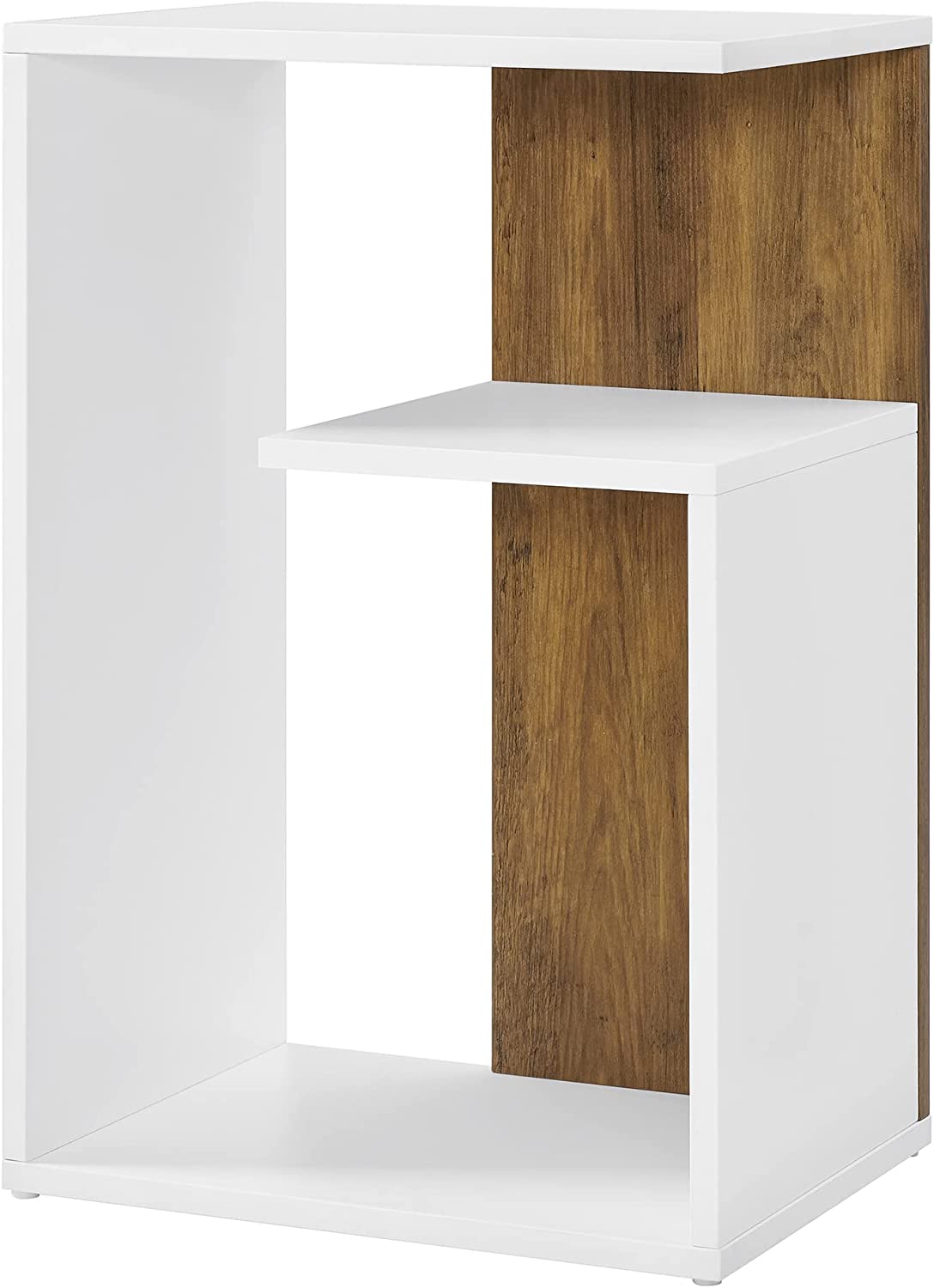 Side table - bedside table - Small table - Modern - 30 x 40 x 60 cm - Brown White