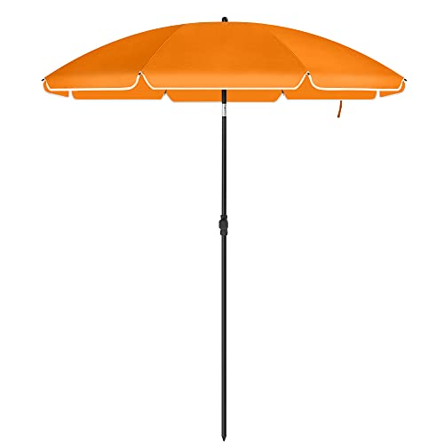 Parasol - Ø 200 cm - octagonal - Tiltable with crank - Taupe