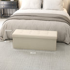 Sofa with storage space - 38 x 110 x 38 cm - seat box - large format