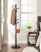 Coat rack - Wardrobe Standard - Clothing rack of solid wood - Black