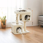 84 cm high scratching post, scratching post for large cats, large viewing platform