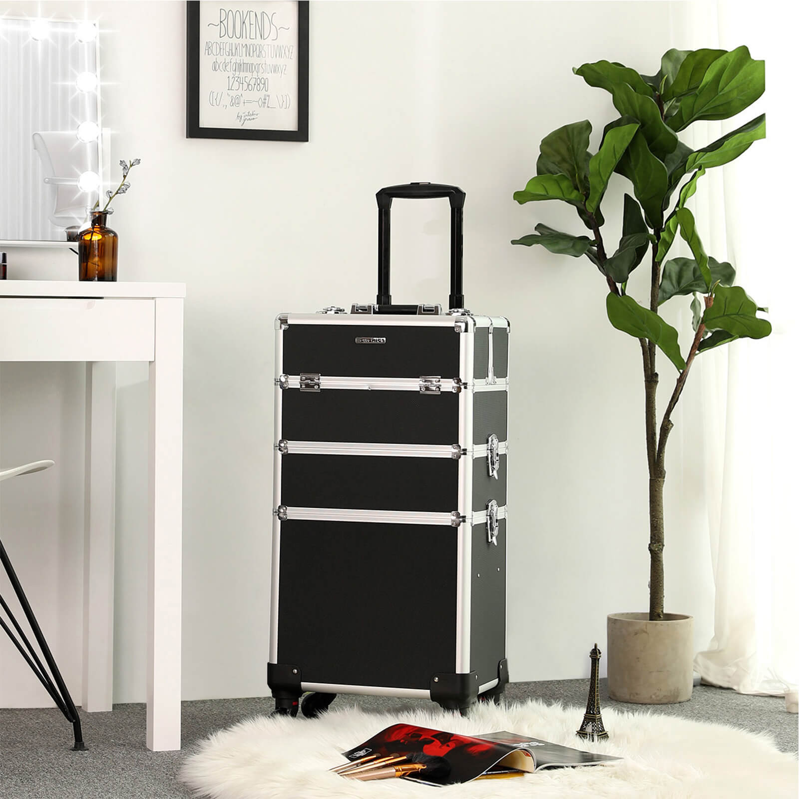Make-up Trolley-3-in-1-Black