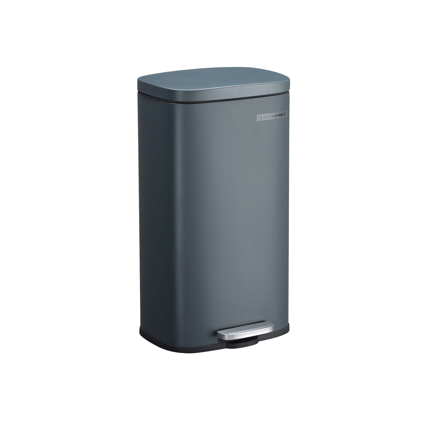 Waste bimmer - Pedal bin - Softclose - 30 L - Smoke gray