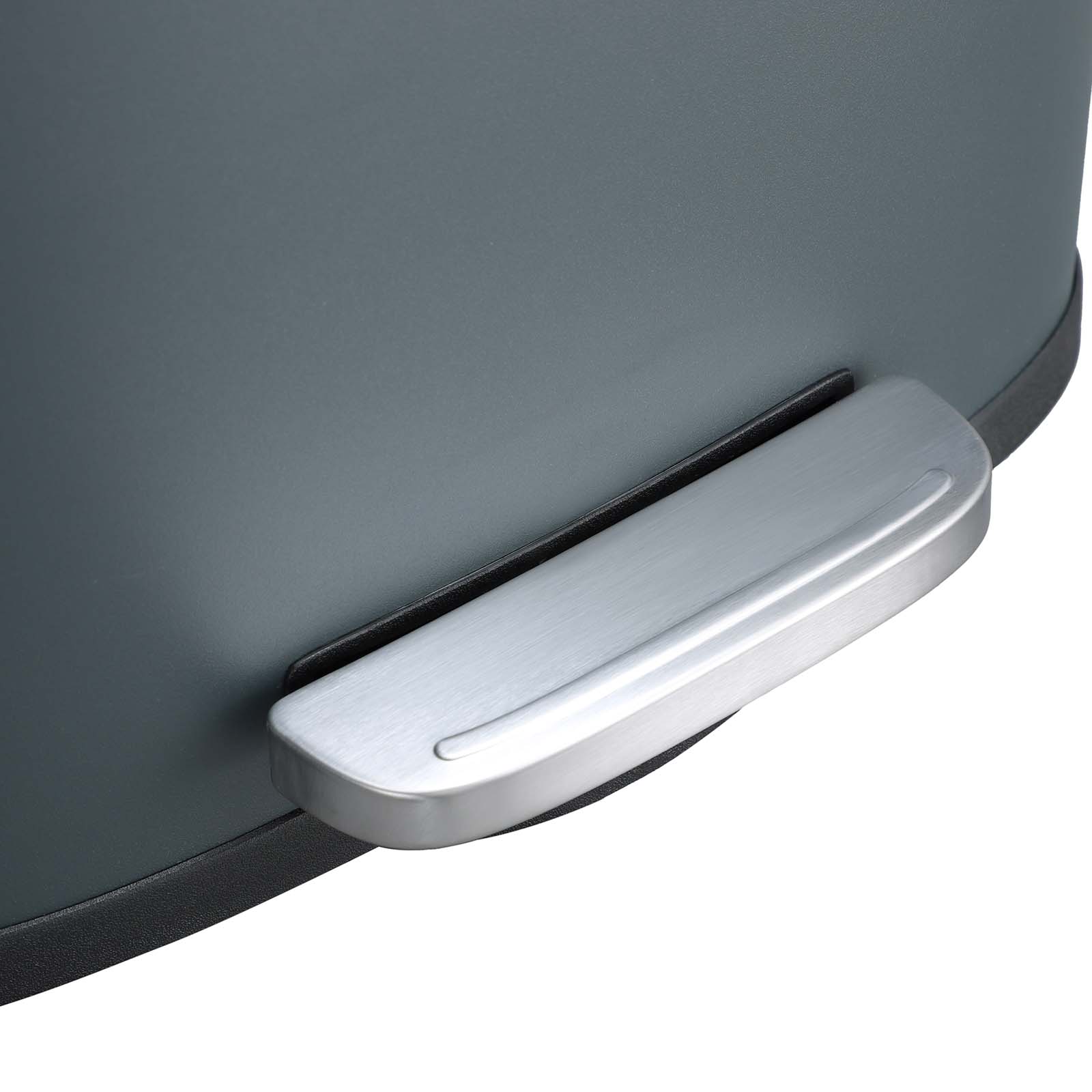 Waste bimmer - Pedal bin - Softclose - 30 L - Smoke gray