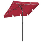 Parasol 200 x 125 cm foldable and adjustable in height