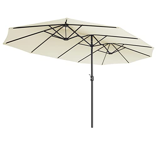 Double parasol-460 x 270 cm-with pendulum and UV protection