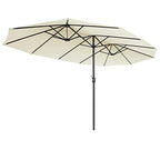 Double parasol-460 x 270 cm-with pendulum and UV protection