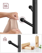 Coat rack - Wardrobe Standard - Clothing rack of solid wood - Black