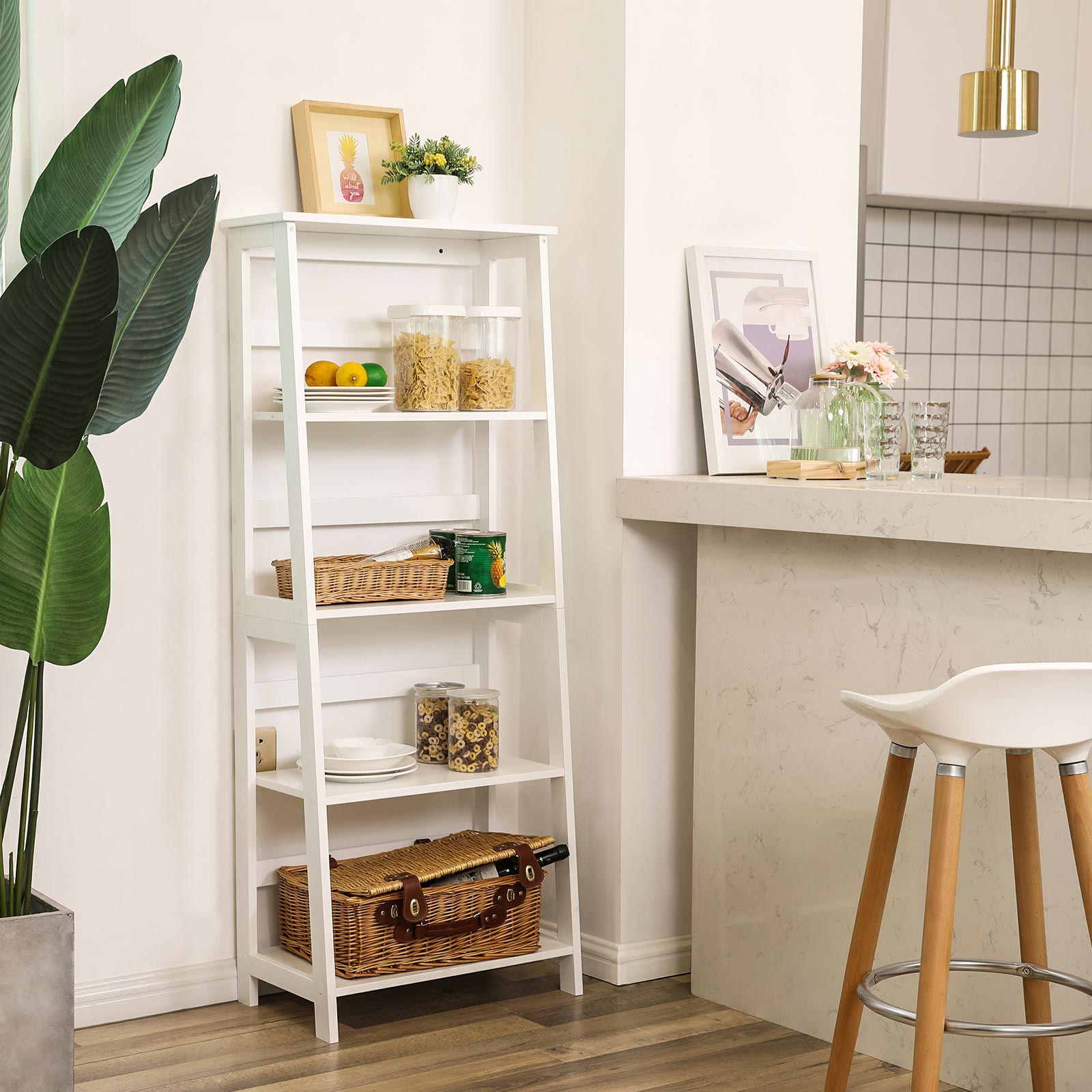 Bookcase - Country Style - White