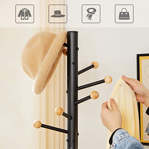 Coat rack - Clothing rack - 11 ball hooks - Van Staal - 53.5 x 53.5 x 173 cm