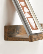 Wall shelf - Set of 3 - Floating boards - Brown