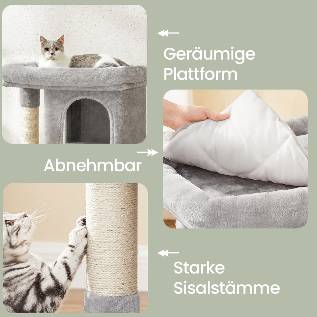 84 cm high scratching post, scratching post for large cats, large viewing platform