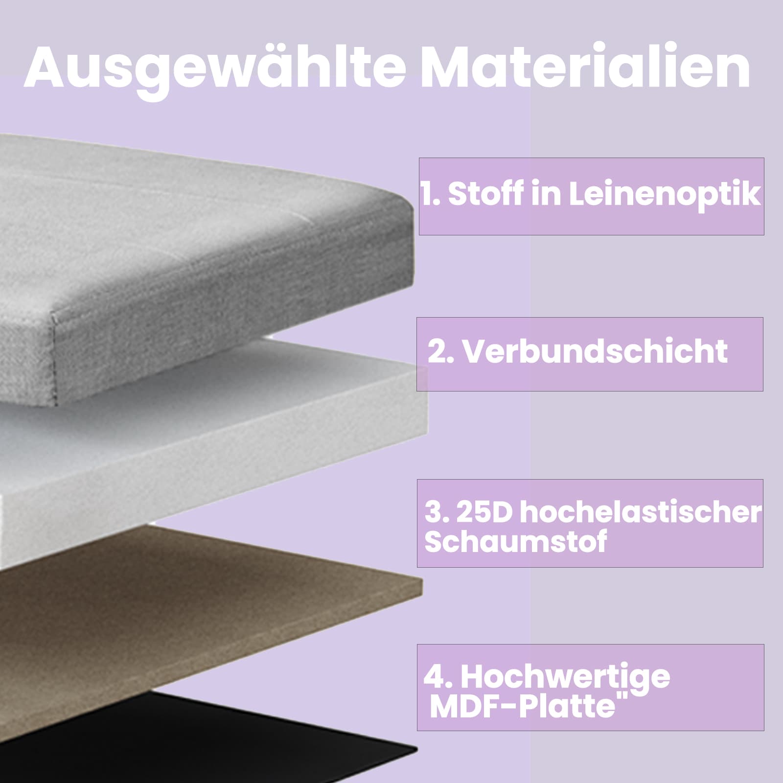 Sofa with storage space - 38 x 76 x 38 cm - seat box - multifunctional