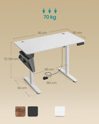 Electric desk - height adjustable - Multiple positions