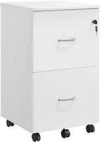 Archive cabinet - Roll container - With adjustable hanging folders - White