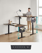 Height adjustable desk - 70 x 160cm