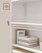 Bookcase - Storage cupboard - 3 levels - Van Hout - White