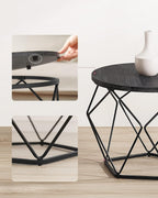 Side table - Set of 2 - Coffee tables - Black