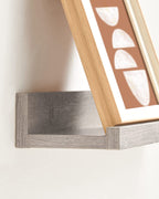 Wall shelf - Set of 3 - Floating boards - Gray