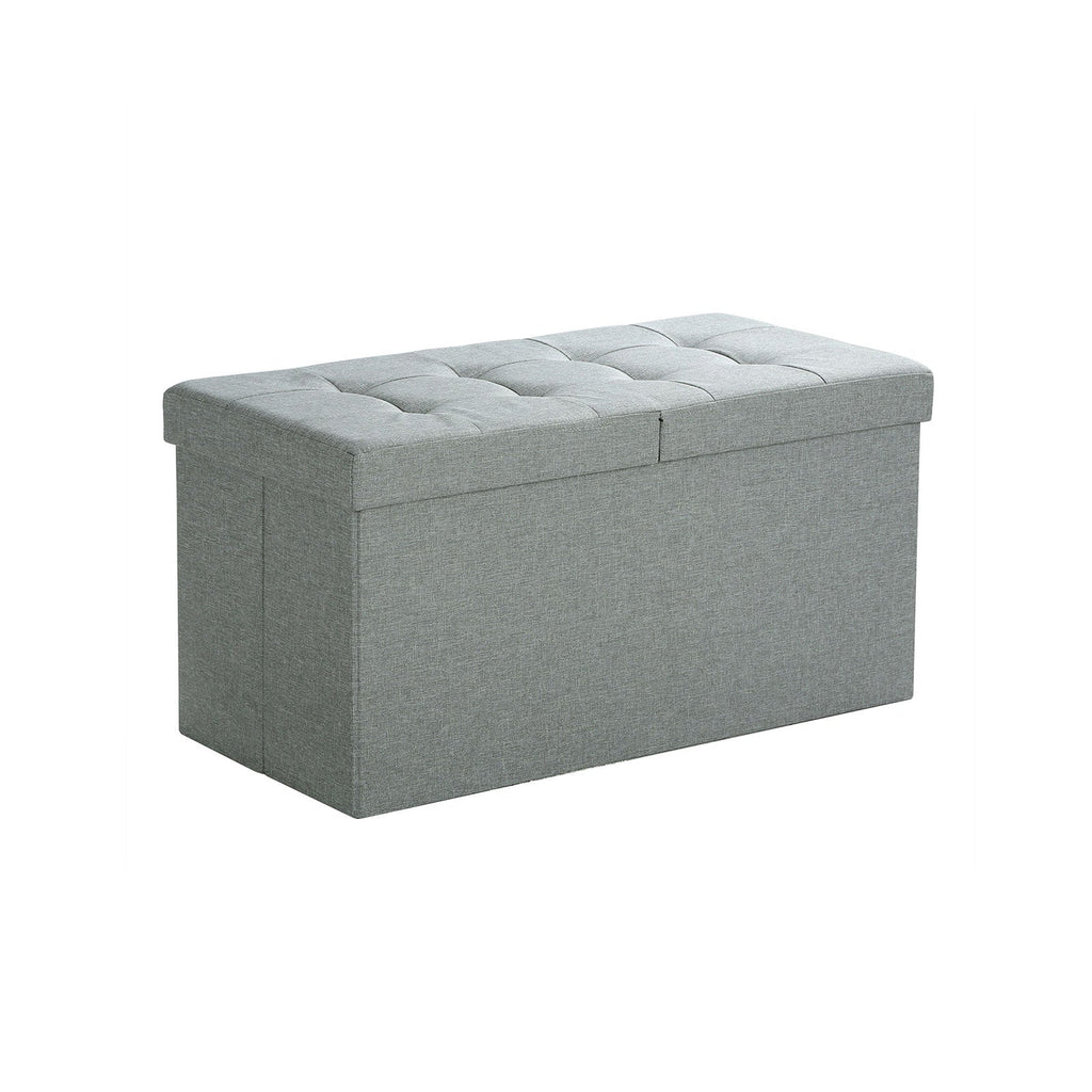 Seat box - Sofa with storage space - Sign cover - 80 L - Light gray