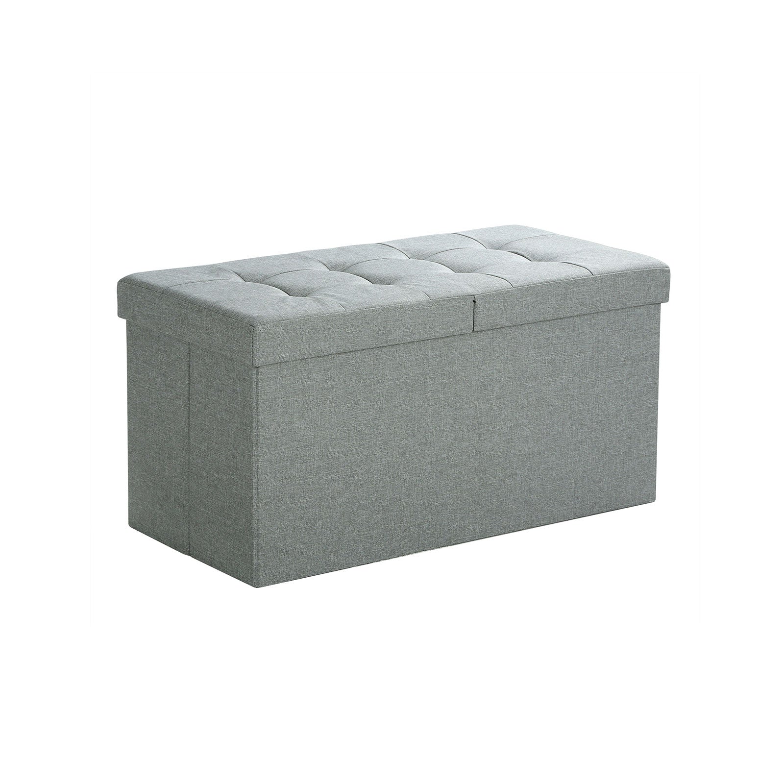 Seat box - Sofa with storage space - Sign cover - 80 L - Light gray