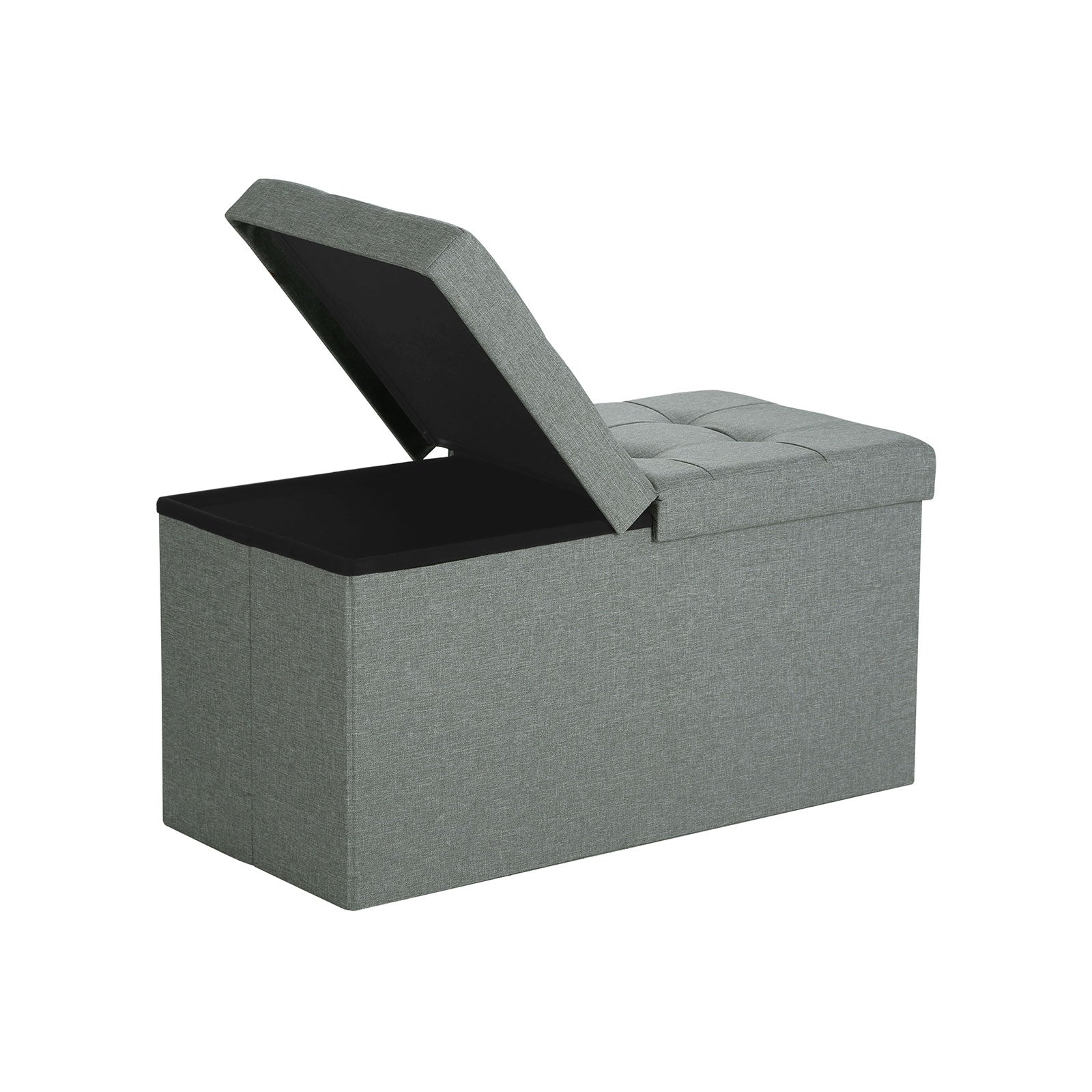 Seat box - Sofa with storage space - Sign cover - 80 L - Light gray