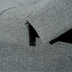 Seat box - Sofa with storage space - Sign cover - 80 L - Light gray