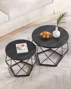 Side table - Set of 2 - Coffee tables - Black