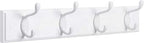 Coat rack - Wall coat rack - 4 Metal Jashaakes - Silver/White