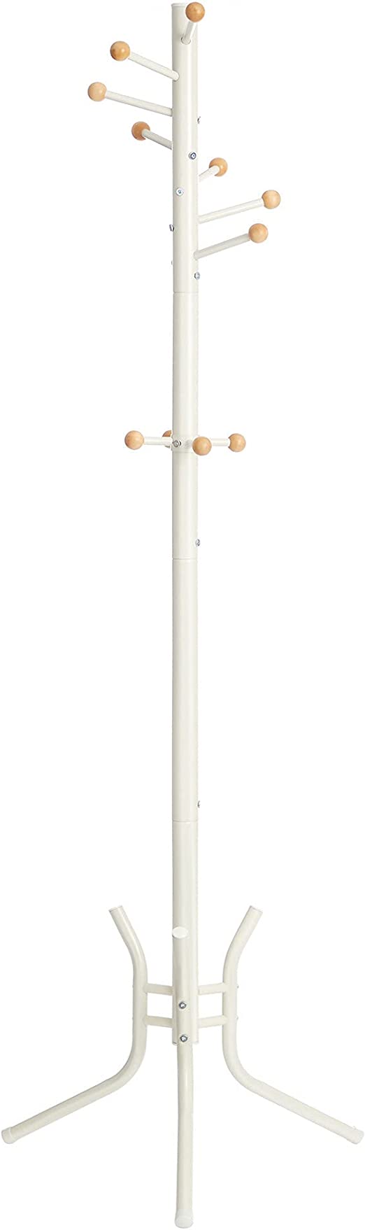 Coat rack - Clothing rack - 11 ball hooks - Van Staal - 53.5 x 53.5 x 173 cm