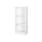 Bookcase - Simple - with 3 compartments - White