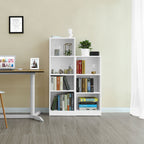 Bookcase - Simple - with 3 compartments - White