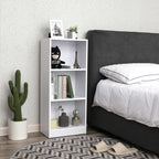 Bookcase - Simple - with 3 compartments - White