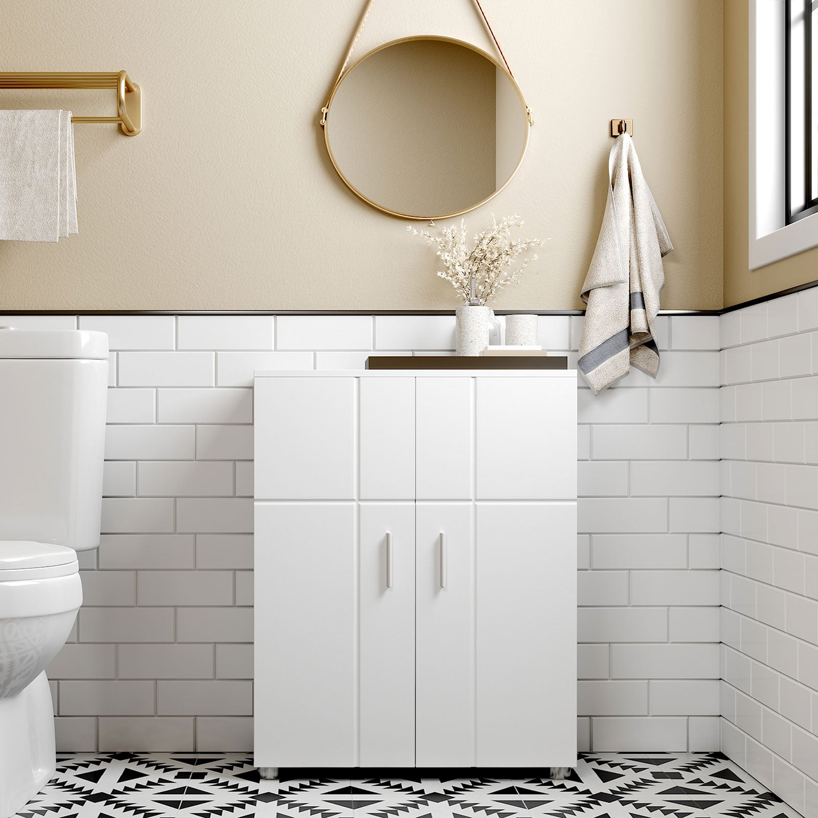 Bathroom furniture - Modern - White